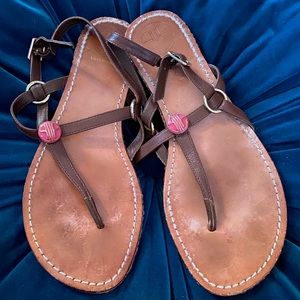 Lilly Pulitzer strappy sandals